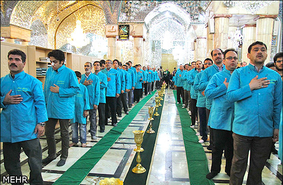 گزارش تصویری آئین غبار روبی ضریح حرم مطهر حضرت فاطمه معصومه (سلام الله علیها) گزارش تصویری / غبار روبی ضریح مطهر حضرت معصومه (سلام الله علیها)