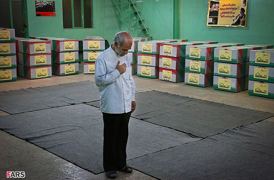 گزارش تصویری / ۹۲ شهید دفاع مقدس در معراج شهدا