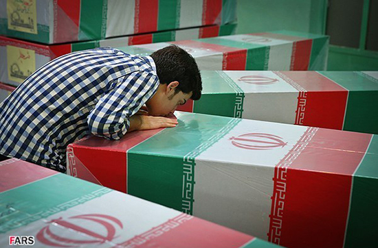 گزارش تصویری / ۹۲ شهید دفاع مقدس در معراج شهدا