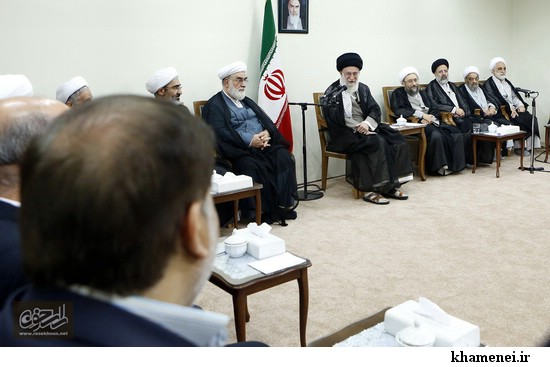 گزارش تصویری / دیدار رئیس و مسئولان قوه قضائیه با رهبر معظم انقلاب اسلامی / در نخستین روز از هفته قوه قضائیه، رئیس و مسئولان دستگاه قضایی صبح امروز با امام خامنه ای رهبر معظم انقلاب اسلامی دیدار کردند.