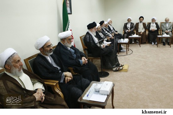 گزارش تصویری / دیدار رئیس و مسئولان قوه قضائیه با رهبر معظم انقلاب اسلامی / در نخستین روز از هفته قوه قضائیه، رئیس و مسئولان دستگاه قضایی صبح امروز با امام خامنه ای رهبر معظم انقلاب اسلامی دیدار کردند.