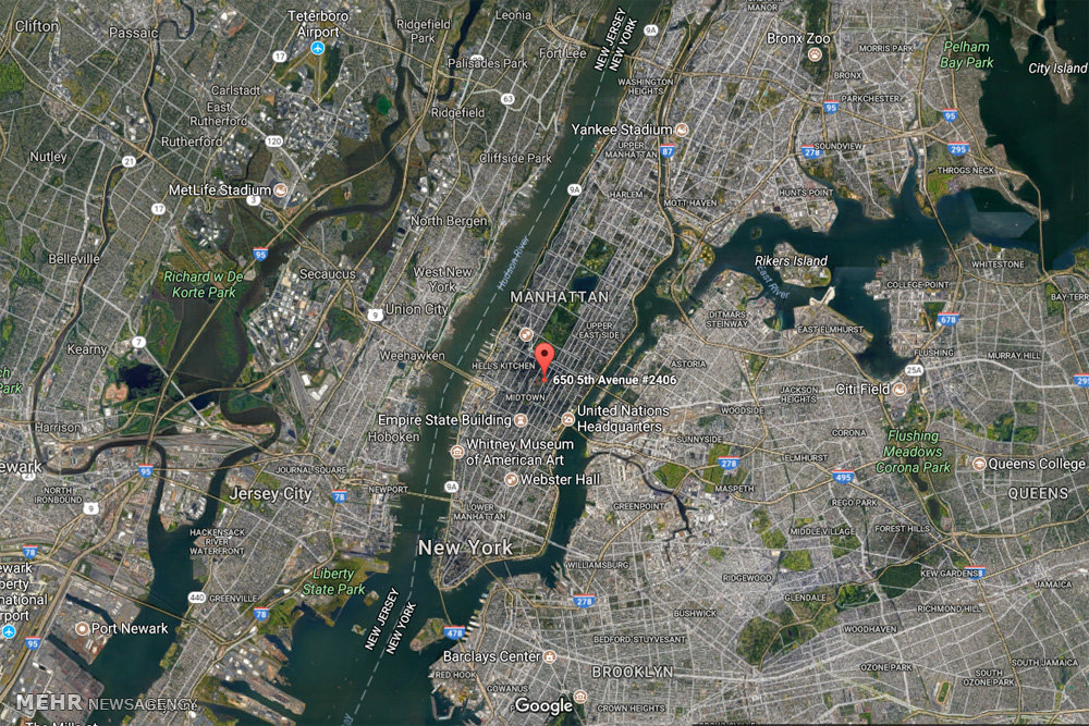 گزارش تصویری / ساختمان بنیاد علوی در منهتن نیویورک / هیات منصفه دادگاهی در نیویورک علیه بنیاد علوی رای داده و به این ترتیب راه را برای مصادره اموال آن هموار کرده است. بنیاد علوی مالکیت ساختمانی ۳۶ طبقه در خیابان پنجم منطقه منتهن نیویورک به ارزش بیش از ۵۰۰ میلیون دلار را در اختیار دارد.