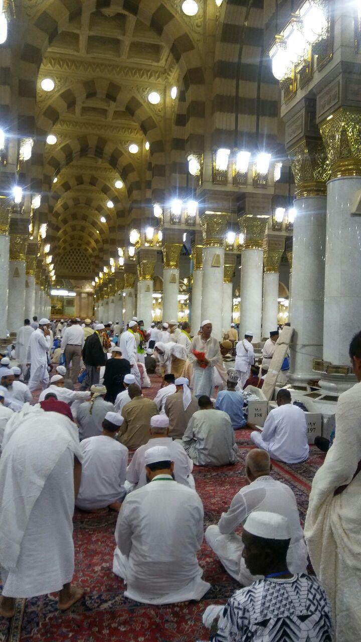 گزارش تصویری / زیارت دوره در مدینه منوره / معمولا در شهر مدینه زائران به زیارت اماکن زیارتی و تاریخی مدینه می روند که به زیارت دوره معروف است. در چند روز اقامت زائرین در شهر مدینه، زائران عمدتا به زیارت پیامبر اکرم صلی الله علیه و آله و فاطمه زهرا سلام الله علیها و نیز ائمه مظلوم بقیع علیهم السلام می روند و پس از کسب فیوضات معنوی و آمادگی روحی لازم برای انجام اعمال عمره مفرده به شهر مکه عزیمت می کنند.