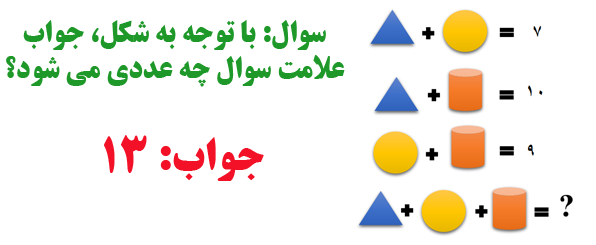 💡💡 سرگرمی معادله 💡💡