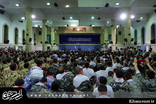 گزارش تصویری / دیدار جمعی از فرماندهان ارتش با فرمانده معظم کل قوا
