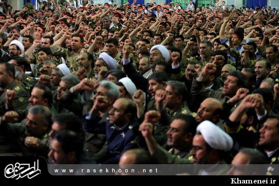 گزارش تصویری / دیدار جمعی از فرماندهان ارتش با فرمانده معظم کل قوا