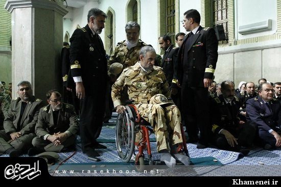گزارش تصویری / دیدار جمعی از فرماندهان ارتش با فرمانده معظم کل قوا