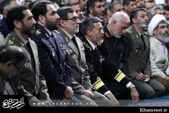 گزارش تصویری / دیدار جمعی از فرماندهان ارتش با فرمانده معظم کل قوا