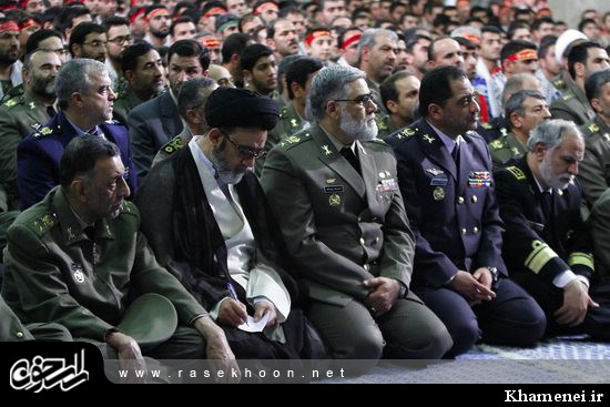 گزارش تصویری / دیدار جمعی از فرماندهان ارتش با فرمانده معظم کل قوا