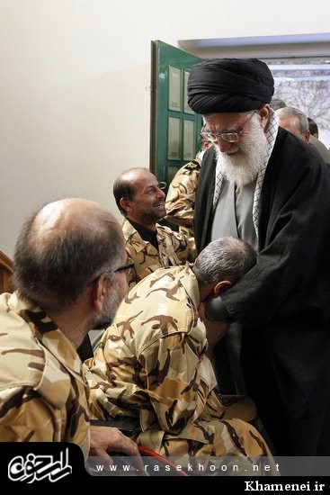 گزارش تصویری / دیدار جمعی از فرماندهان ارتش با فرمانده معظم کل قوا