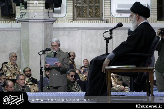 گزارش تصویری / دیدار جمعی از فرماندهان ارتش با فرمانده معظم کل قوا
